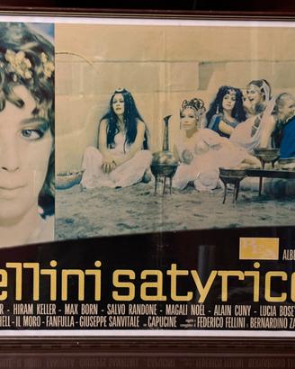 Locandina Satyricon Federico Fellini
