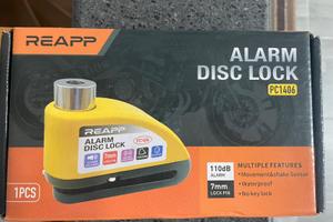 Bloccadisco Moto Lucchetto Antifurto con allarme