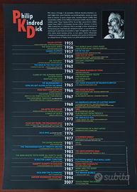 Poster 50x70 cm. Fantascienza Philip Dick