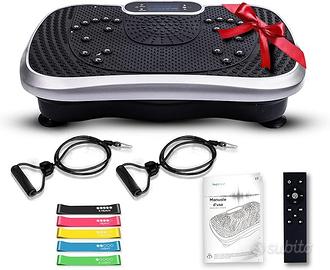 Pedana Vibrante Dimagrante con Elastici Fitness