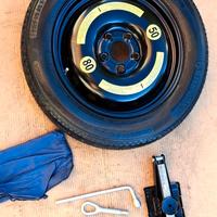 ruotino 125/90 r16 mercedes classe a b c bmw audi