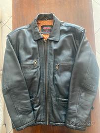 BOMBOOGIE Giubbotto in Pelle vintage Anni 90