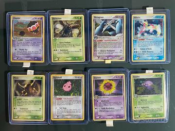 Lotto 8 Carte Pokemon ex leggende nascoste