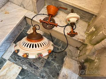 Vintage lampada carrucola