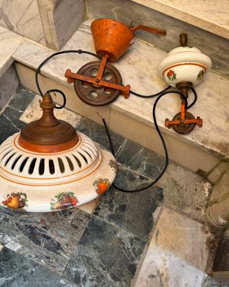 Vintage lampada carrucola