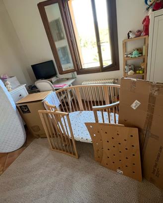 Stokke Sleepi Bed+Extention Junior+Materassi