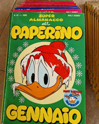 Super Almanacco di Paperino anno 1984 11 volumi