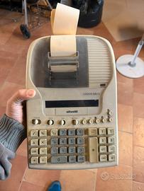 Calcolatrice stampante vintage Olivetti Logos 682S
