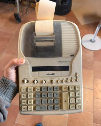 Calcolatrice stampante vintage Olivetti Logos 682S