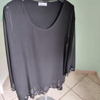 Maglia con paillettes donna 
