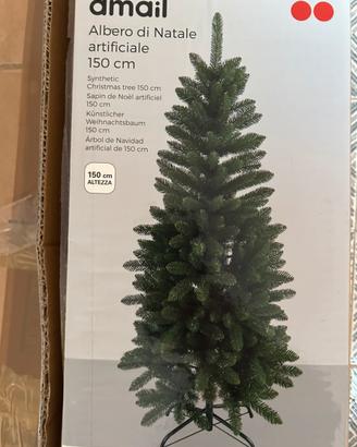 Albero di natale 150 cm e luci