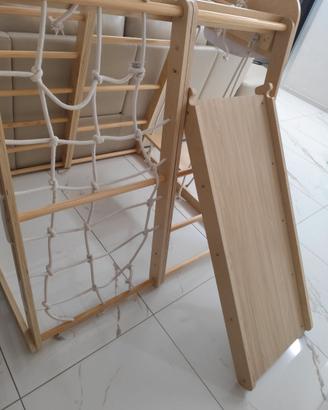 Set arrampicata per bambini legno