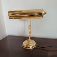 Lampada da scrivania in ottone