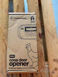 Sistema per apertura porta automatica chickenguard