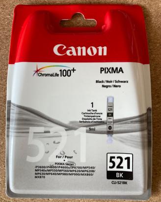 Cartuccia inchiostro nero Canon CLI-521-BK
