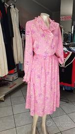 Abito Vintage Anni '80 a Fiori – Stile Romantico B