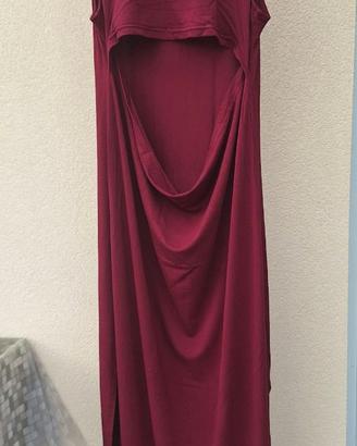 Vestito estivo donna bordeaux Stradivarius, tg. L