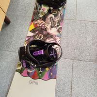 Snowboard APO GEM 145 + Attacchi Drake + Sacca