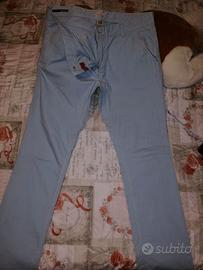 PANTALONI LEGGERI UOMO AZZURRINI