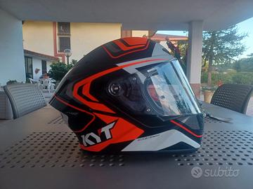 Casco KYT TT-Course Overtech Black/Orange