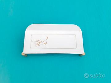 Portatovaglioli  in acciaio inox ,cromatura dorata