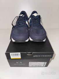 Armani Exchange Sneakers Blu NUOVE con Scatola T39