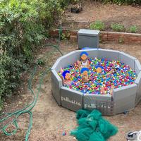 Piscina con palline tonda grande 2,5 metri