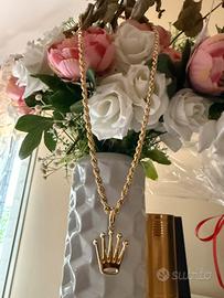 Collana in oro corda 750