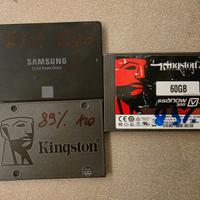 Lotto 3 HDD Ssd Sata 2,5" misti