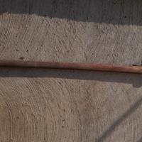 ASCIA CON MANICO IN LEGNO " BIR ", VINTAGE