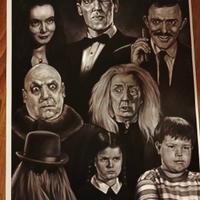 stampa Famiglia Addams 