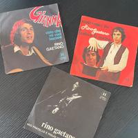 3 45 giri Rino Gaetano prime stampe