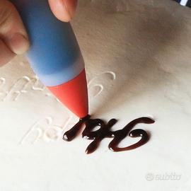 Siringa per dolci set 4 beccucci decorazione torte