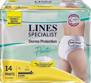 28 Mutandoni Pannoloni Lines Unisex Taglia M Extra