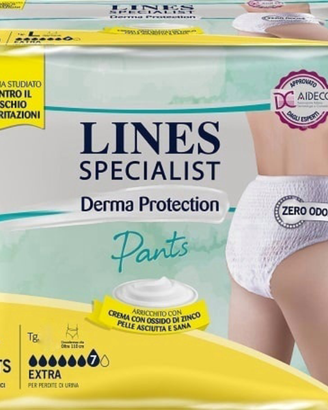 28 Mutandoni Pannoloni Lines Unisex Taglia M Extra