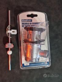 Valvola di scarico Pop-Up tappo 1¼" (32mm) per lav