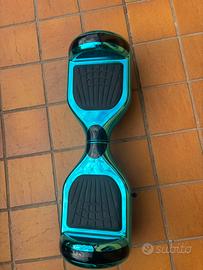 Hoverboard 6.5" Effetto Cromato (Blu e Azzurro)