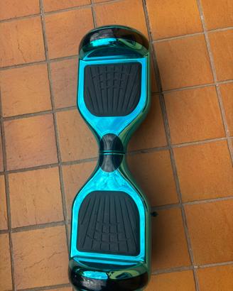 Hoverboard 6.5" Effetto Cromato (Blu e Azzurro)