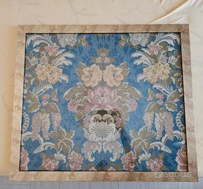 Cornice in seta motivo floreale 55 x 65