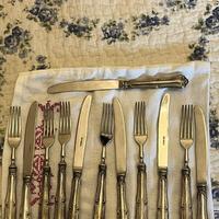 Lotto 12 posate argento 800 Solingen