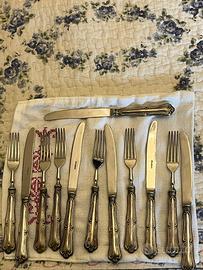 Lotto 12 posate argento 800 Solingen