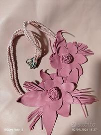 Collana in pelle
