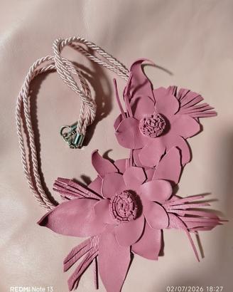 Collana in pelle
