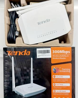 Modem Router ADSL Tenda D302 v2 + router N301