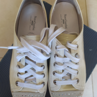 Scarpe tennis donna/ ragazza 36- NeroGiardini- bia