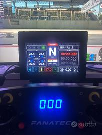 Display Telemetria Sim Racing 7” HDMI per Fanatec