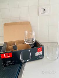 Bicchieri acqua marca RCR