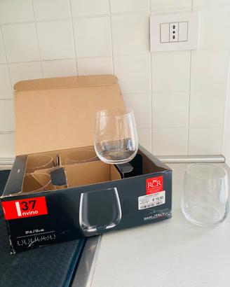 Bicchieri acqua marca RCR