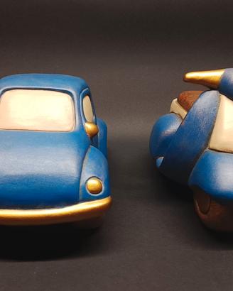 Set Thun Motors - Maggiolino e Sidecar Blu