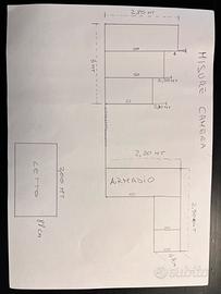 Camera singola + armadi